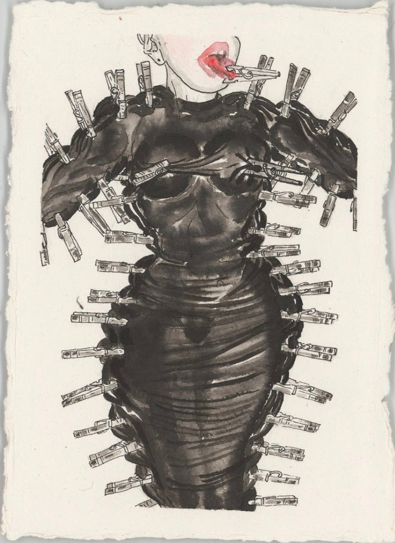 Study of the Peg Dress