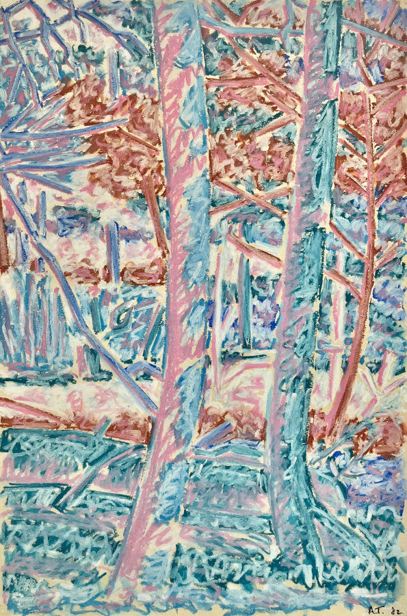 Study for Purple Tree